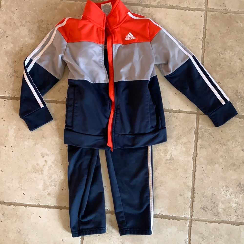 Boys Adidas track suit